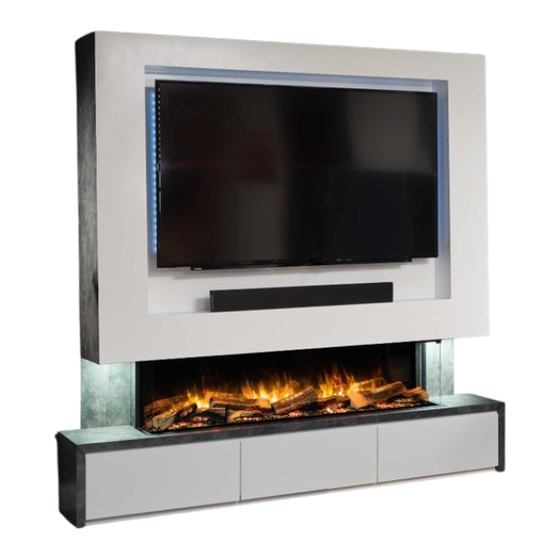 Flamerite Fires E-FX Geo 1500 Media Wall Installation, Precautions & Servicing