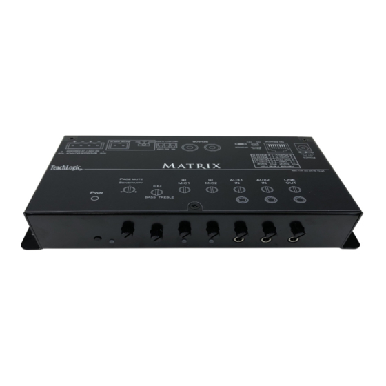 TeachLogic Matrix IRP-1650/LS4 Installer And Operation Manual