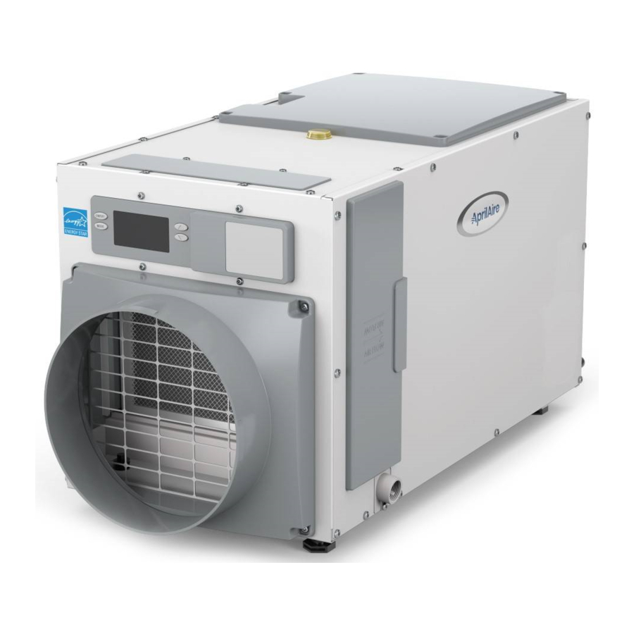 Aprilaire E080CS, E100CS - Dehumidifier Manual