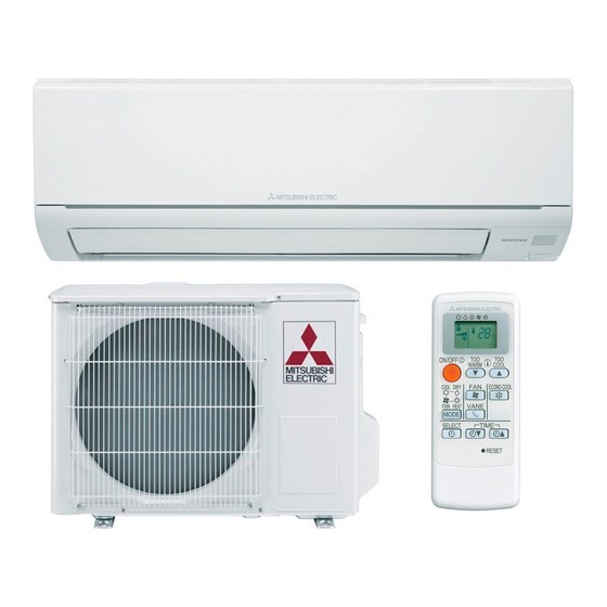 Mitsubishi Electric MUZ-HJ25VA - E1 Manuals