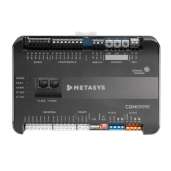 Johnson Controls M4-CGM09090 Installation Manual
