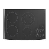 Whirlpool GJC3634RS - Electric Cooktop Dimensions