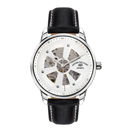 Chronos Manufactures Andrу Belfort Roue du temps Instruction Manual