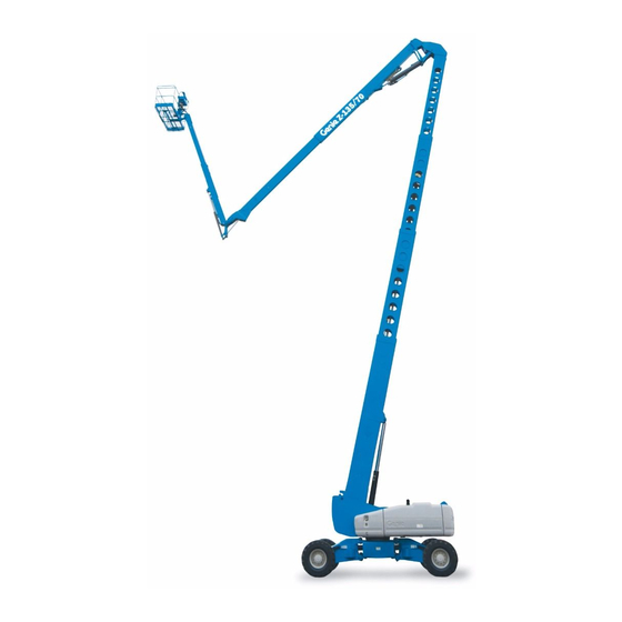 Terex Genie Z-135/70 Installation Instructions Manual