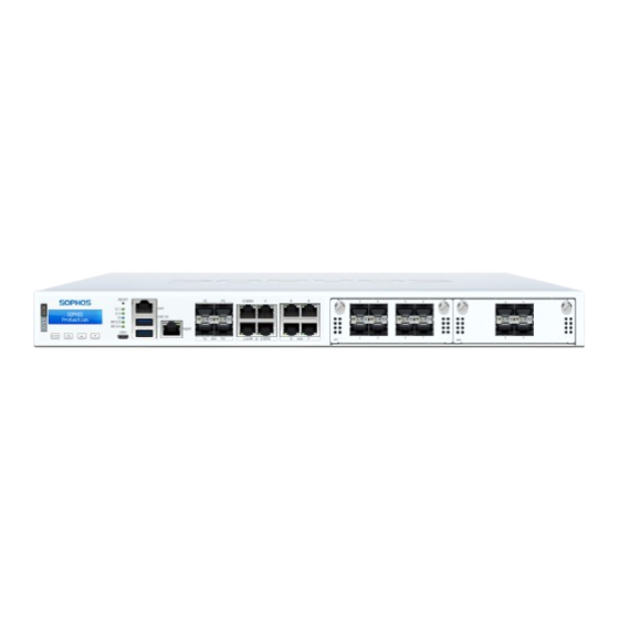 Sophos XGS Series Mounting Instructions