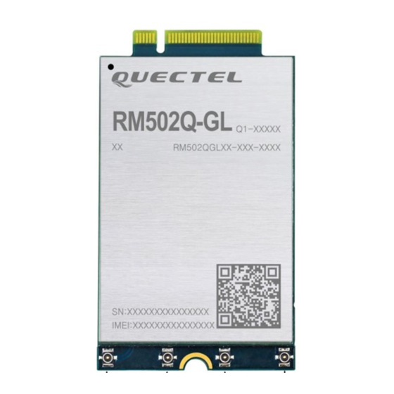 Quectel RM502Q-GL Manuals