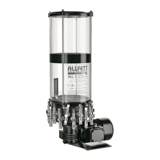 Allfett Multi Line ALL-10 Series Introduction And User Manual