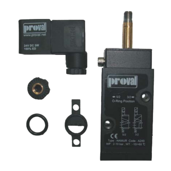 Proval A240 NAMUR Operation & Maintenance Manual