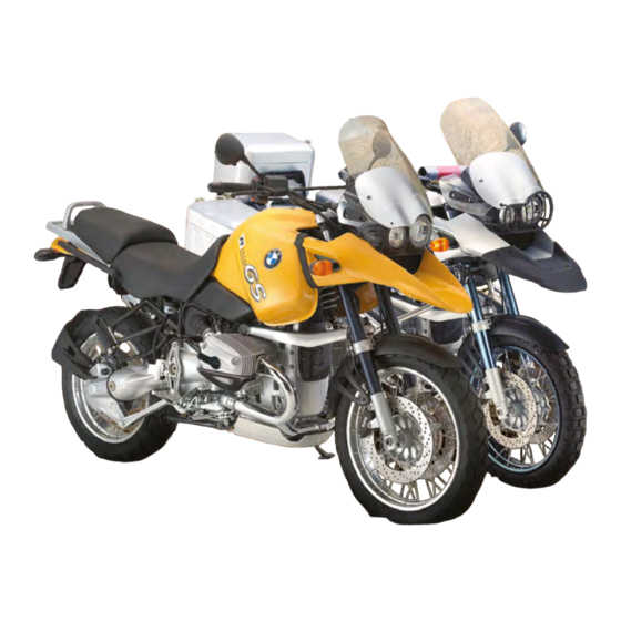 BMW R 1150 GS 2002 Rider's Manual