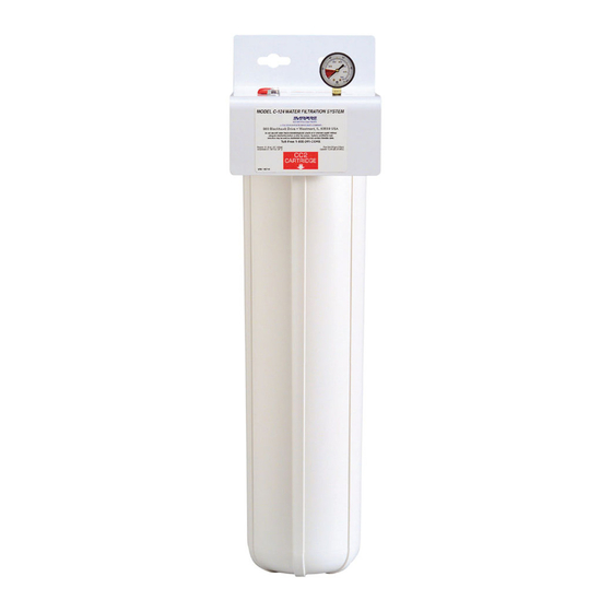Everpure CB20-124E Installation And Operating Instructions
