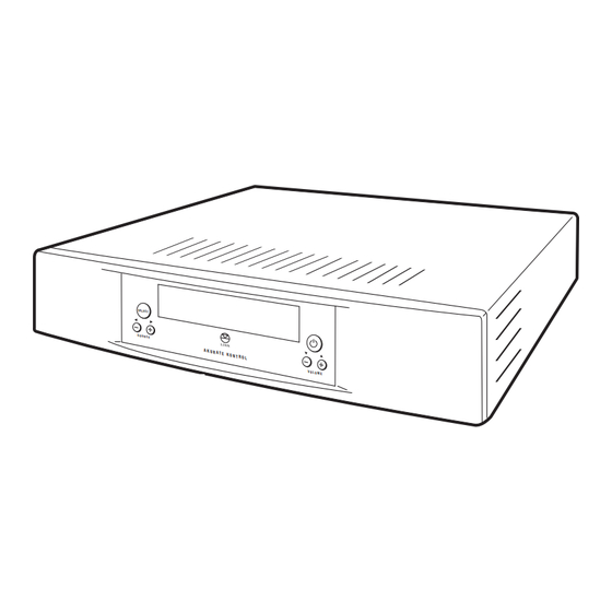 Linn Akurate Kontrol Pre-Amplifier Mode D'emploi