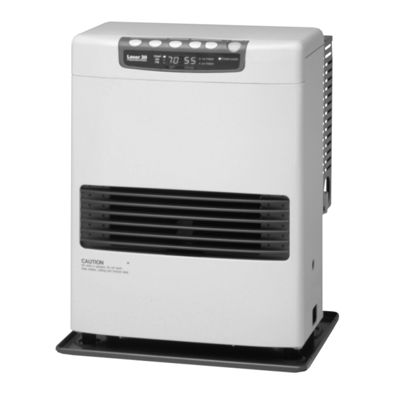 TOYOSTOVE LASER 30 TYPE B INSTALLATION AND OPERATION INSTRUCTIONS