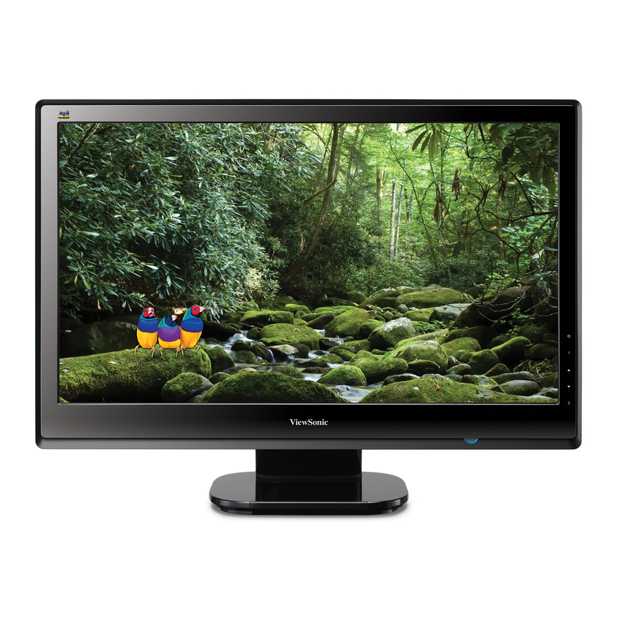 VIEWSONIC VX2453MH SPECIFICATIONS Pdf Download ManualsLib