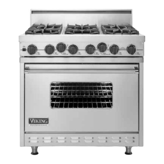 Viking 36 Range Top VGRT360-4GSS Professional Series 4 Burners plus Grill