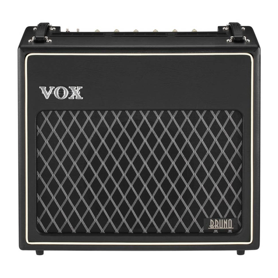 VOX TB35C1 OWNER'S MANUAL Pdf Download | ManualsLib