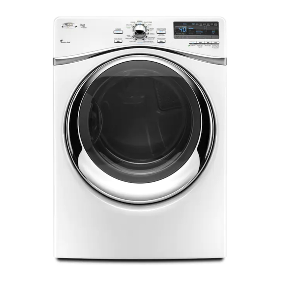 WHIRLPOOL DUET STEAM WED94HEX SPECIFICATIONS Pdf Download ManualsLib
