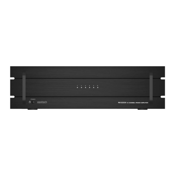 XANTECH PA1235 INSTALLATION 