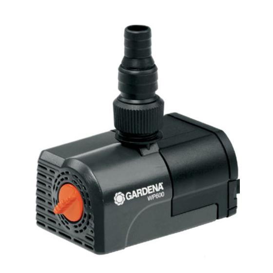 Gardena WP 600 Operating	 Instruction