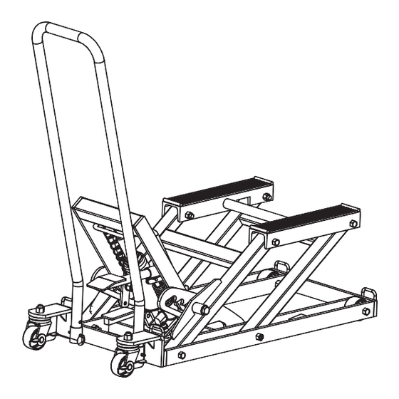 Pro-Lift T-2151 Operating Instructions & Parts Manual