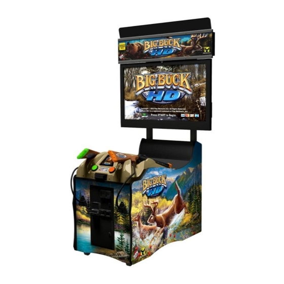 PlayMechanix Big Buck HD Setup And Operation Service Manual