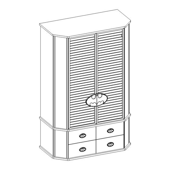User Manuals: DOGTAS BATMAN 2 Door Wardrobe