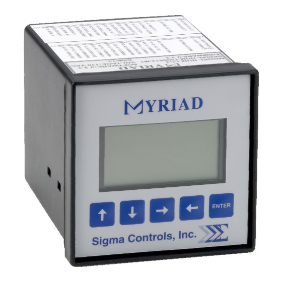 Sigma Myriad LC1 Series Instruction Manual