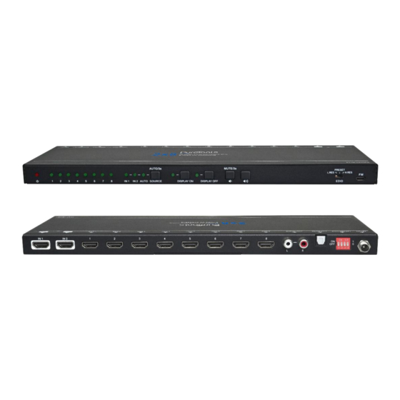 User Manuals: PureTools PT-SP-HD28DA HDMI Splitter