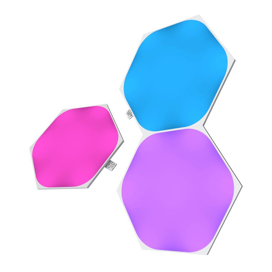 Nanoleaf Shapes Hexagons NL42-0001HX-3PK Manuals