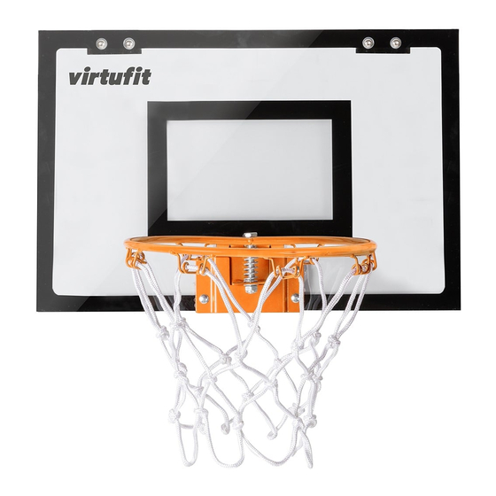 VIRTUFIT Mini Basketball Hoop with Ball and Pump User Manual