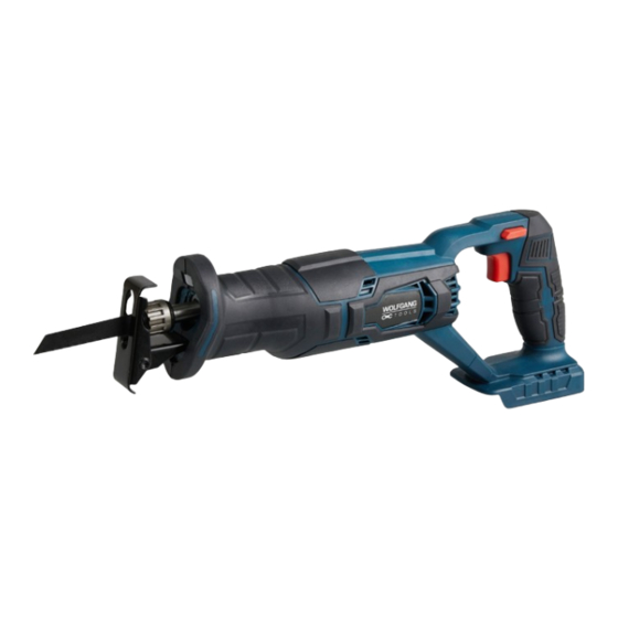 User Manuals: MASCOT CRS2022 Cordless Reciprocating Saw