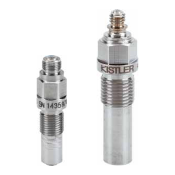 Kistler 9217A1 Instruction Manual