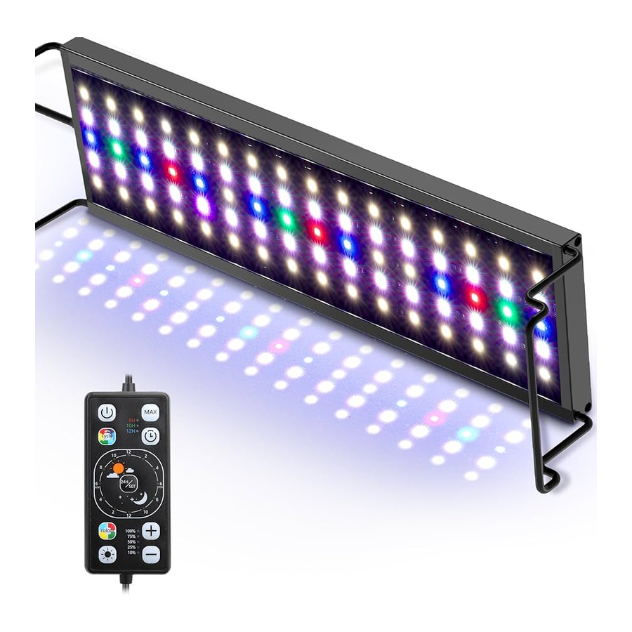 HYGGER HG-075 - Planted + 24/7 Aquarium LED Light Manual | ManualsLib