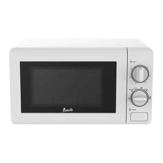 Avanti MM07V0W Instruction Manual