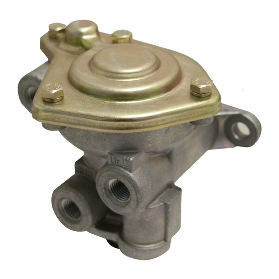 BENDIX SR-1 SPRING BRAKE VALVE Manual