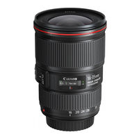 Canon EF16-35mm f/4l IS USM Instructions Manual