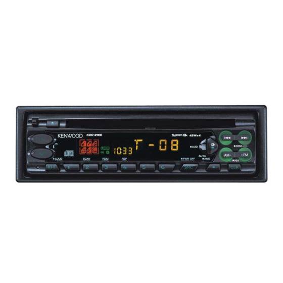 Kenwood KDC-2018 Service Manual