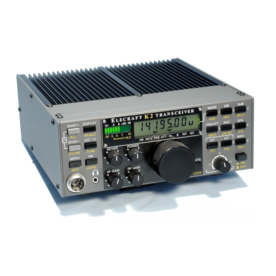 ELECRAFT K2/100 Manual