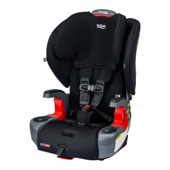 Britax GROW WITH YOU User Manual