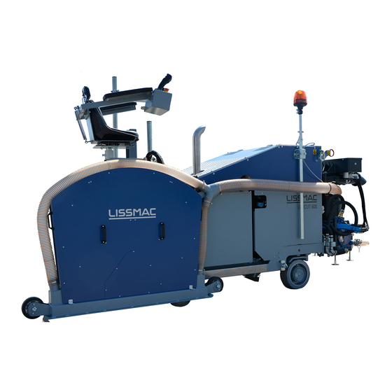 Lissmac UNICUT 600 Operating Manual
