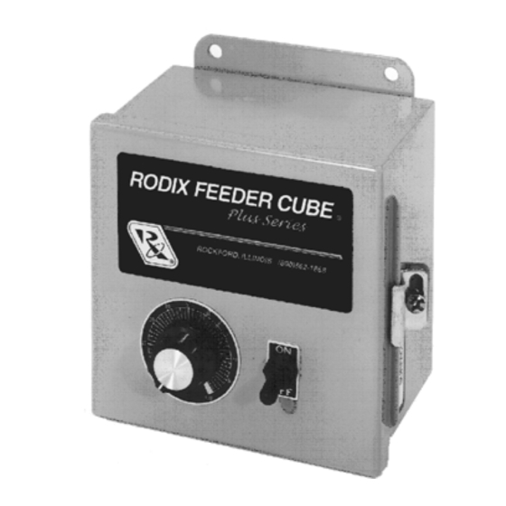 Rodix FC-40 Plus Series Quick Manual