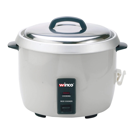 Winco RC-P300 Operating Instructions