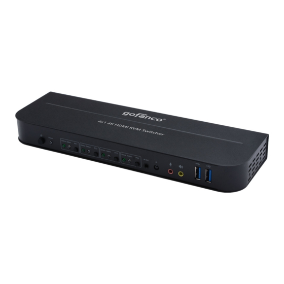 User Manuals: gofanco KVMHD2-4P 4-Port HDMI KVM