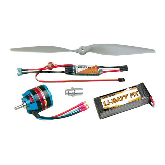 Multiplex TUCAN & MENTOR TUNING S-BEC Operating Instructions Manual