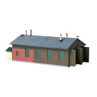 Auhagen Two-track locomotive shed 11 332 Assembly Instructions