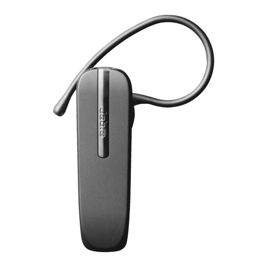 Jabra BT2047 - Headset Manual