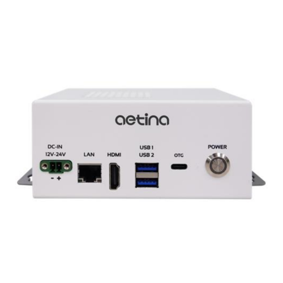 Aetina DeviceEdge Orin Nano AIE-KO21 User Manual