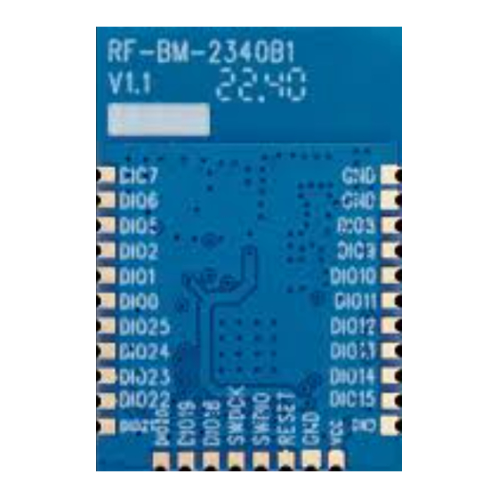 RF-Star RF-BM-2340B1 CC2340R5 Manual