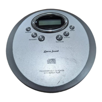 Lenoxx CD-57 Quick Instructions