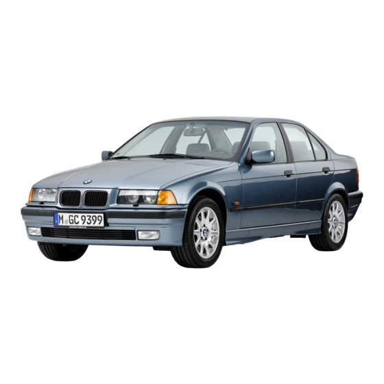 BMW 3 1992 Manuals