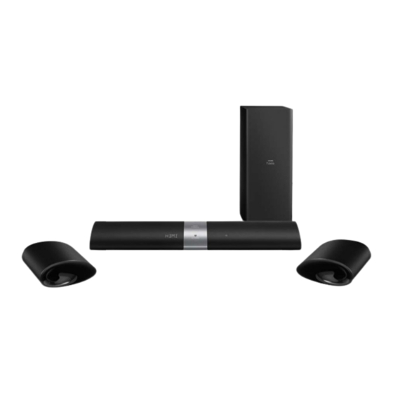 Philips fidelio Quick Start Manual